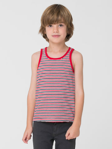 Striped Muscle Tee for Lads